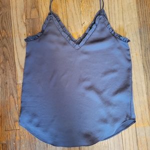 Downtown Cami ruffled edge